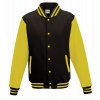 panska bunda baseball jetblack sunyellow 01