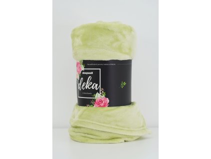 Deka mikroflanel pistáciová