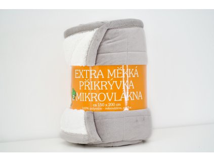 Deka OVEČKA prošev světle šedá