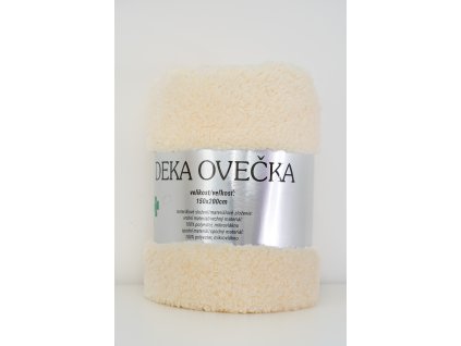 Deka oboustranná ovečka smetanová