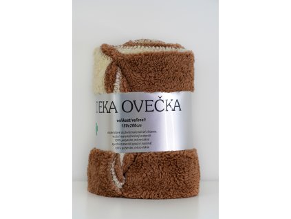 Deka oboustranná OVEČKA čoko
