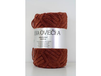 Deka vyrážená ovečka hnědá