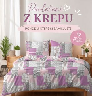 Krásné krepové povlečení na zip z vysoce kvalitního materiálu🎀 tak neváhej 🤭 #povlečení #krep
