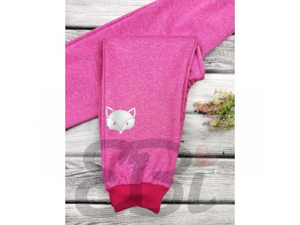 Softshellové kalhoty růžový melír - Lišák