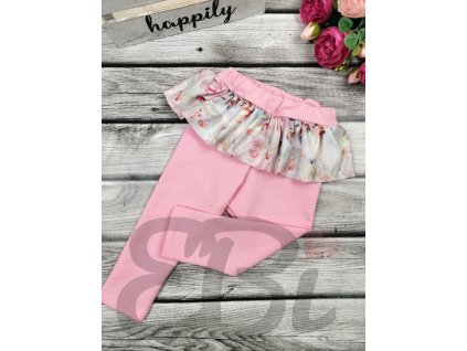 Leginy sweet pink - baby, volán Milano