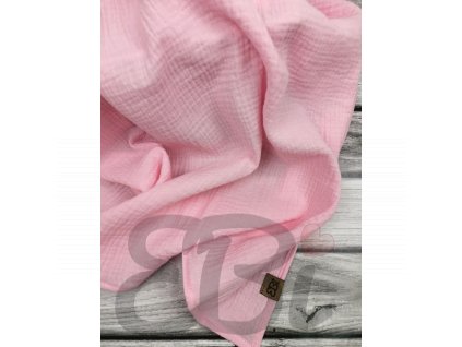 Mušelínová osuška, sv.růžová