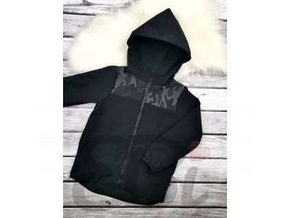 sofčelová bunda reflexní maskáč