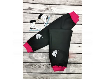 Zimní softshellové kalhoty - černé, Unicorn