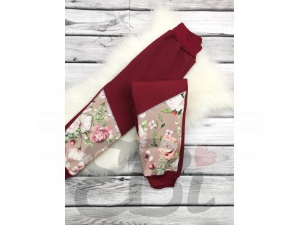 Zimní softshellové kalhoty - bordo, Mauve rose