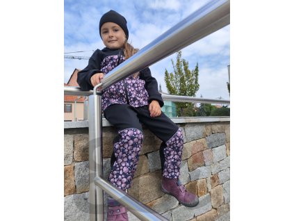 Zimní softshellové kalhoty - Kvítí