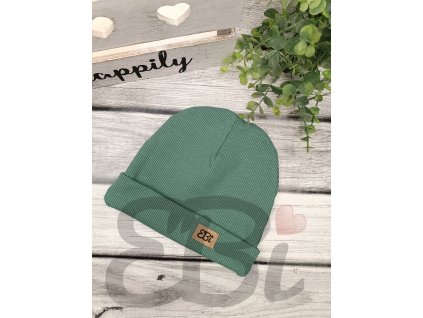 Čepice khaki, žebro