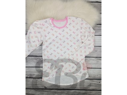 Tričko dl.rukáv, Mašličky