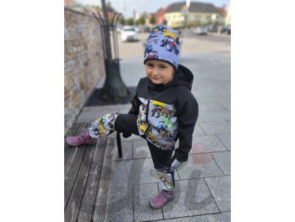 Softshellová bunda s fleecem, Traktory a bagry