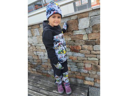 Softshellová bunda s fleecem, Traktory a bagry