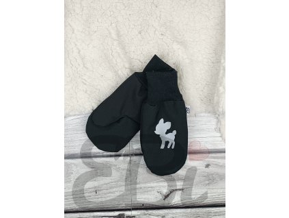 Rukavičky softshellové s BERÁNKEM -Srnečka