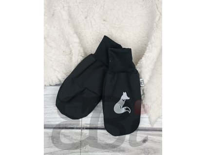 Rukavičky softshellové s BERÁNKEM - Liška