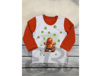Tričko dl.rukáv, Vánoční perníček