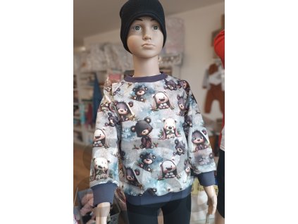 Mikina - Zimní zvířátka