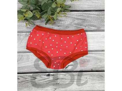 kalhotky dívčí- Červený puntík