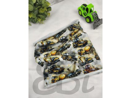 Nákrčník  jednovrstvý  - Stavební auta