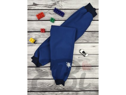 Softshellové kalhoty - modré- Kaňka