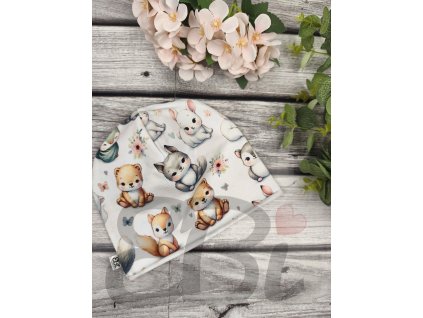 Čepice jednovrstvá - Roztomilá zvířátka