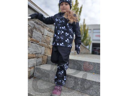 Softsellový komplet s fleecem - Mickey