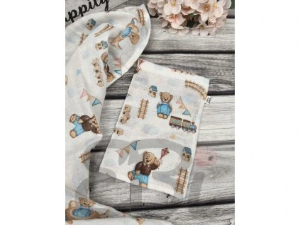 Bavlněná žínka - Medvídci