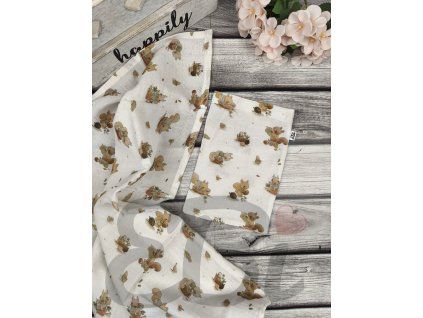 Mušelínová žínka - Veverky