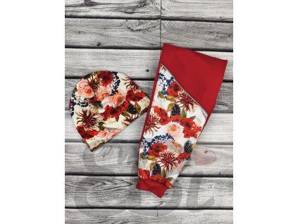 Čepice jednovrstvá - Květy červené