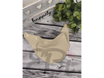 Slintáček - Mušelínový béžový