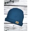 Čepice tmavě modrá, žebro