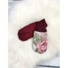 Zimní softshellové rukavice - bordó, Mauve rose