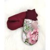 Bezpalcové softshellové rukavice -bordo, Mauve rose