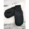 Rukavičky softshellové s BERÁNKEM - černé