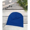 Čepice jednovrstvá - Středně modrá