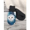 Rukavičky softshellové s BERÁNKEM - Sova