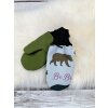 Zimní softshellové rukavice - Bear