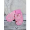 Bezpalcové rukavičky softshellové s BERÁNKEM - Růžové kočičky