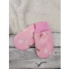 Bezpalcové rukavičky softshellové s BERÁNKEM - Růžové kočičky
