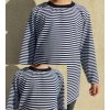 Dětské pruhované triko dlouhý rukáv