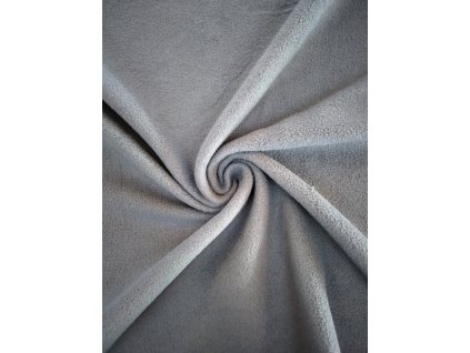 Fleece antipilling světle šedá