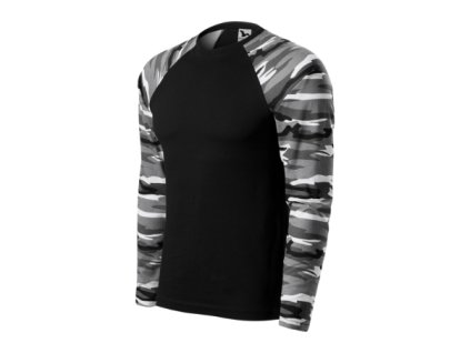 Camouflage LS-camouflage gray