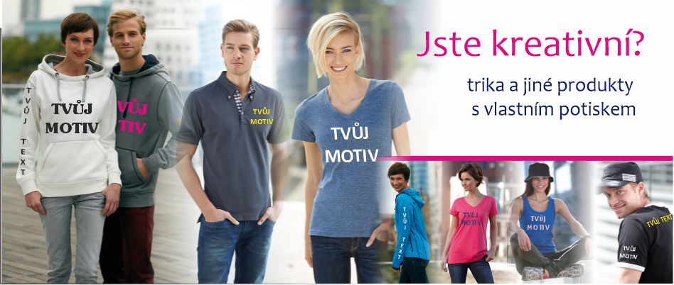 Vlastní potisk pro jednotlivce i firmy