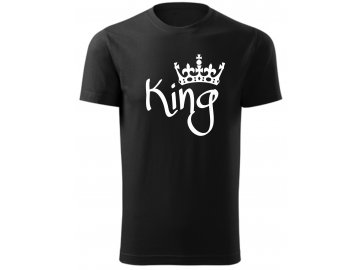 Párové tričko KING černá