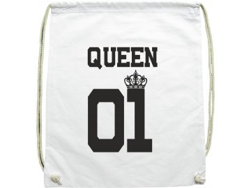 Vak na záda QUEEN 01 bílá