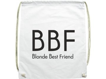 Batoh BBF Blonde Best Friend bílá