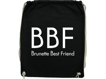 Vak na záda BBF BRUNETTE BEST FRIEND černá