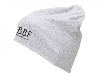 čepice BBF Blonde best friend světle šedá