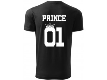 dětské tričko PRINCE 01 černá